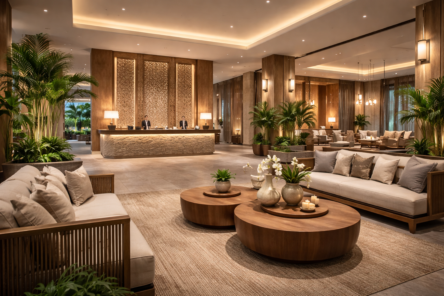 Hotel lobby modern Thailand